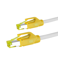 PRO-900M31 RJ45 patch cord 10 GbE/500 MHz. Cat.7 S/FTP balk cable LSOH grey Yellow 15,0m