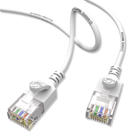SMARTflex Cat.6 U/UTP Cable de red AWG32 blanco 0,3m-2PACK
