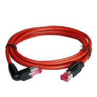 Cable de conexi&oacute;n RJ45 acodado con cubierta PUR altamente flexible Draka Cat.7 S/FTP Hirose TM21