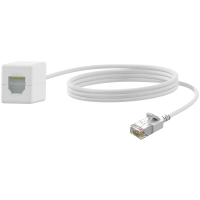 RJ45 LAN SMARTflex Cable de extensi&oacute;n Cat.6 1 GbE sin apantallar blanco