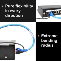 RJ45 LAN SMARTflex Black Extenstion Cable Cat.6 1 GbE unshielded 1,0m