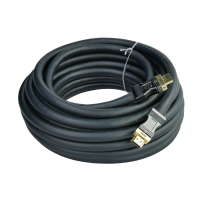 Long Distance HMDI cable with Ethernet, SLAC, Full metal plugs, black