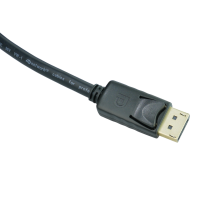 Cable DisplayPort, enchufe-enchufe con bloqueo, AWG28, UL20276, compatible con 4K