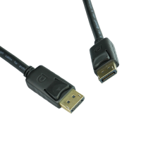 DisplayPort-Kabel, Stecker-Stecker mit Verriegelung, AWG28, UL20276, 4K tauglich 3,0m