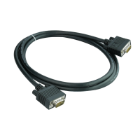 VGA cable, Plug-Plug, RF-Blok, high resolution up to Full-HD, black