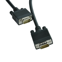 VGA cable, Plug-Plug, RF-Blok, high resolution up to Full-HD, black