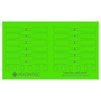 24 marcadores verde ne&oacute;n: 12x identificadores de...