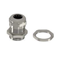 M20 x 1,5 IP68 cable gland with lock nut brass
