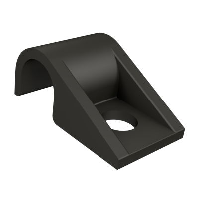 Abrazadera de cable de alta resistencia en color negro hasta &Oslash; 7,5 mm