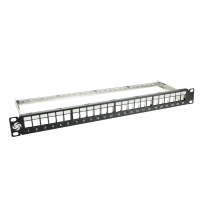 Patch Panel 24Port 19&quot;/1HE with Cable Management...