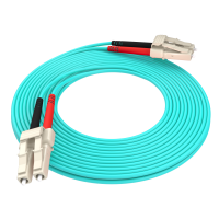 Cable de fibra &oacute;ptica LC-LC d&uacute;plex multimodo 50 / 125&micro;m OM3 2.8 mm