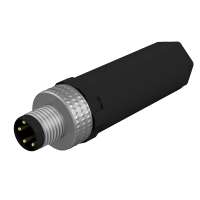 M8 A coded male Sensor / actuator data connector straight 
