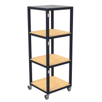 Mobile high rack trolley square