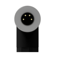 M8 A code 4 pin male Sensor / actuator data connector angeld 90 degree field mountable plug