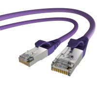 PRO 900S Cat.6A S/FTP RJ45 Patch-cable, Purple 0,5m