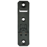 DIN-rail montage plastic clip 20mm