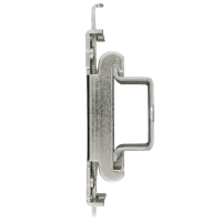 DIN-Rail Montage Clip Metal Silver L 44 mm