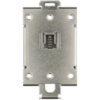 DIN-Rail Montage Clip Metal Silver L 44 mm