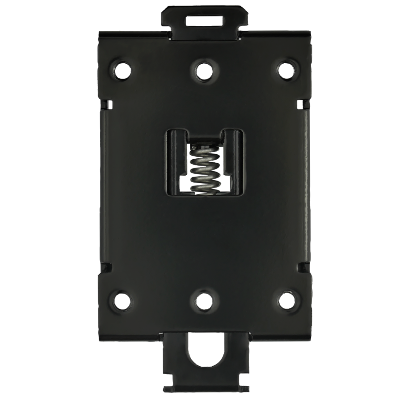 DIN-Schiene Montage Clip Metal negro L 44 mm