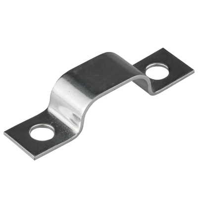 Cable fastening clamp according to DIN 72573 for two cables two-layer, galvanized steel