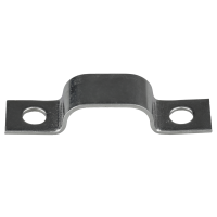Cable fastening clamp according to DIN 72573 for two cables two-layer, galvanized steel