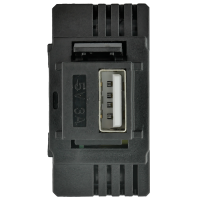 M&oacute;dulo de carga USB-A  con soporte Keystone