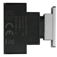 Cargador USB-A keystone module con soporte de metal
