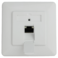 RJ45 Cat.6A data socket flush-mounted 1 port dust protection 10GbE 500 MHz